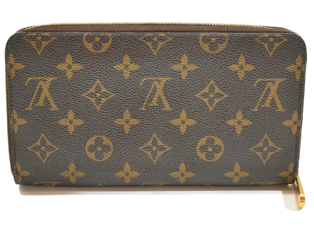 Louis Vuitton Wallet Zippy Organizer Long Monogram Brown Canvas Brown
